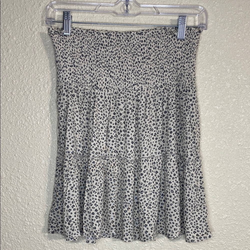 NWT Hippie Rose Leopard Print Mini Skirt Size L